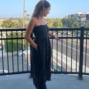 Strapless Black Dress